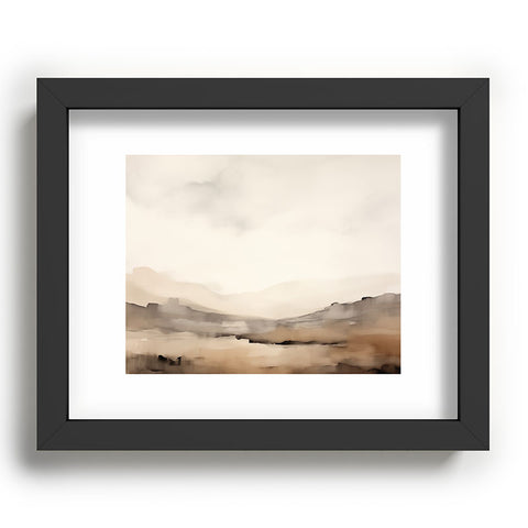 Summer Sun Home Art Rustic Landscape I Recessed Framing Rectangle