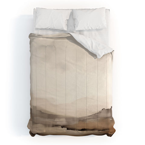 Summer Sun Home Art Rustic Landscape I Comforter