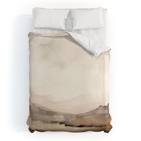 Summer Sun Home Art Rustic Landscape I Duvet Cover