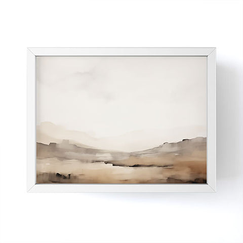 Summer Sun Home Art Rustic Landscape I Framed Mini Art Print