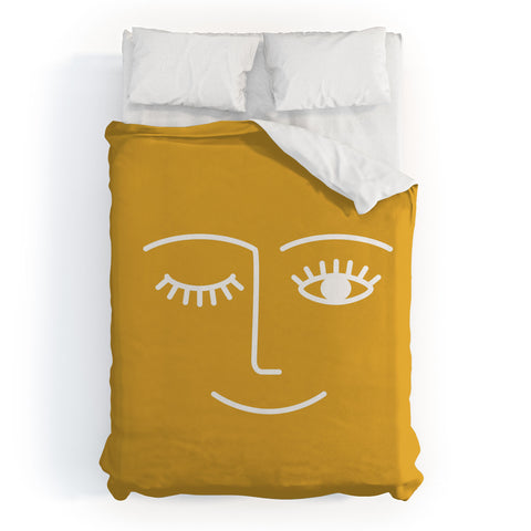 Summer Sun Home Art Wink Duvet Cover