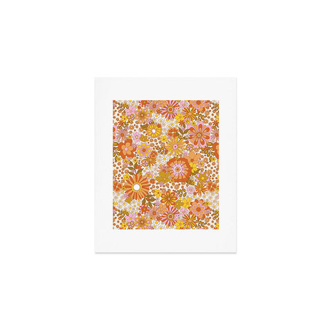 Sundry Society 70s Floral Pattern Art Print