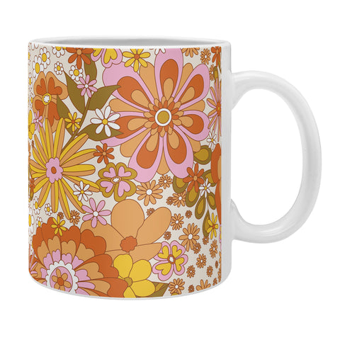 Sundry Society 70s Floral Pattern Coffee Mug