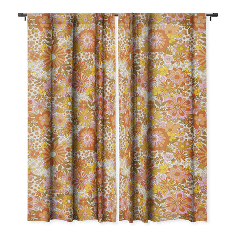 Sundry Society 70s Floral Pattern Blackout Non Repeat
