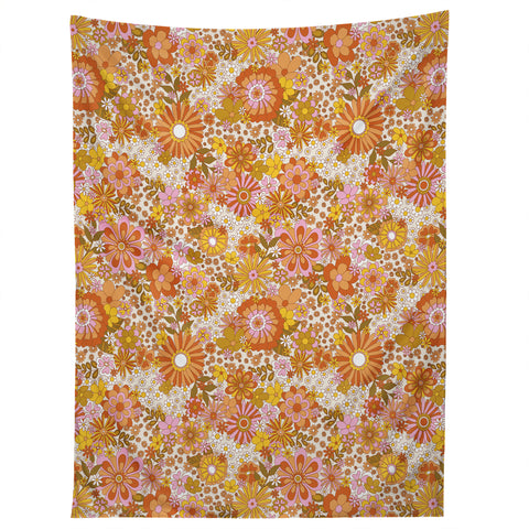 Sundry Society 70s Floral Pattern Tapestry