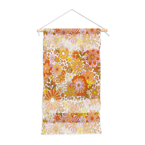 Sundry Society 70s Floral Pattern Wall Hanging Portrait