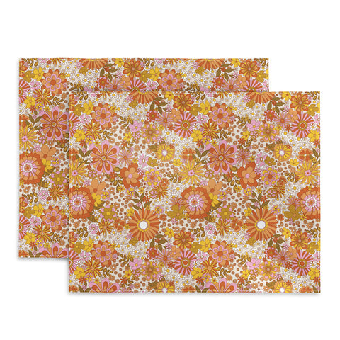 Sundry Society 70s Floral Pattern Placemat