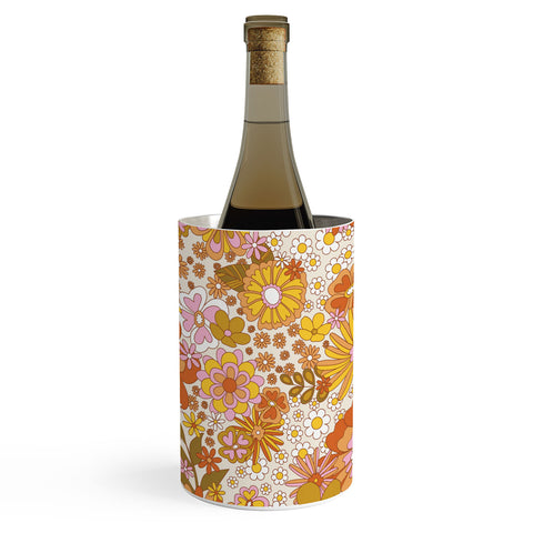 Sundry Society 70s Floral Pattern Wine Chiller