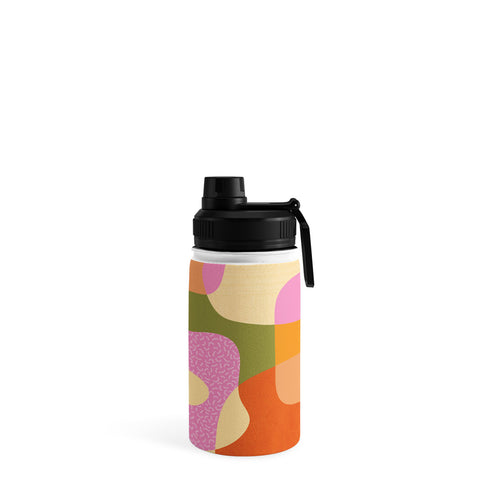 Sundry Society Bright Color Block Shapes Water Bottle