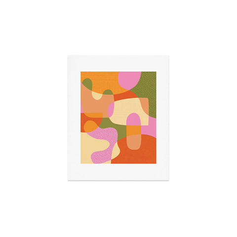 Sundry Society Bright Color Block Shapes Art Print