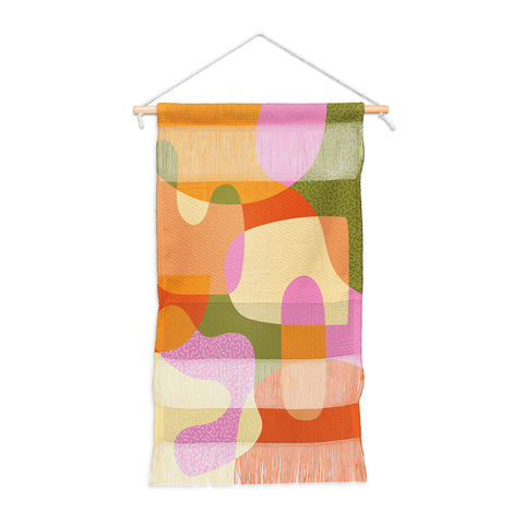 Sundry Society Bright Color Block Shapes Wall Hanging Portrait
