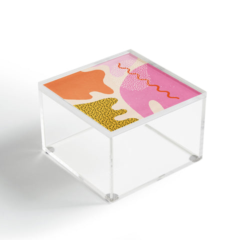 Sundry Society Bright Splotchy Shapes Acrylic Box