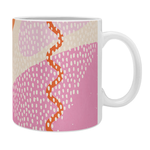 Sundry Society Bright Splotchy Shapes Coffee Mug