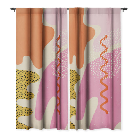 Sundry Society Bright Splotchy Shapes Blackout Non Repeat