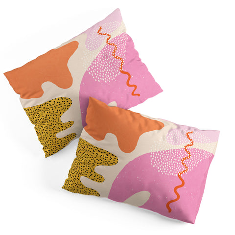 Sundry Society Bright Splotchy Shapes Pillow Shams