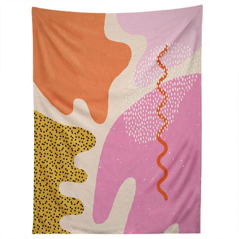 Sundry Society Bright Splotchy Shapes Tapestry
