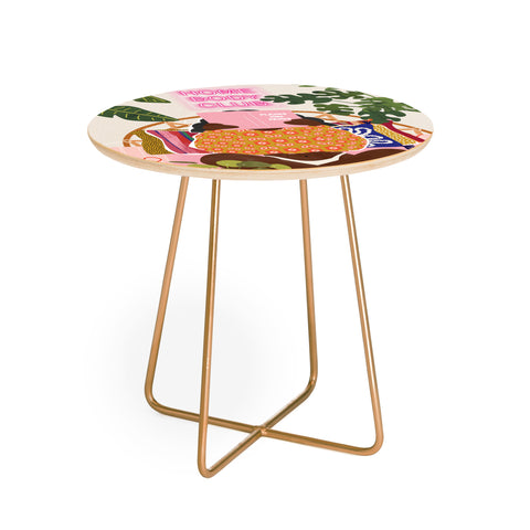 Sundry Society Homebody Woman Round Side Table