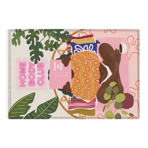 Sundry Society Homebody Woman Outdoor Rug