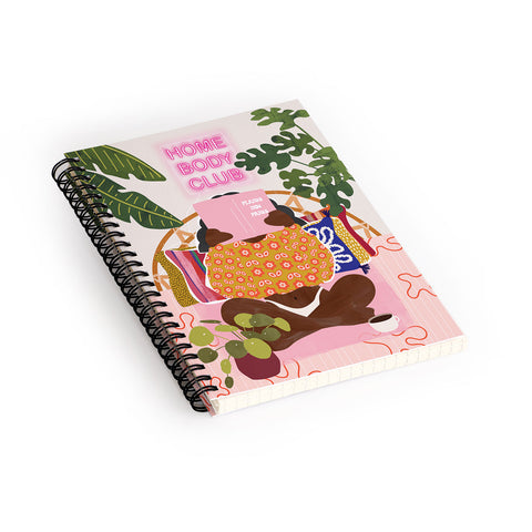 Sundry Society Homebody Woman Spiral Notebook