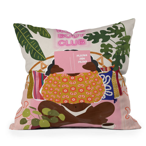 Sundry Society Homebody Woman Throw Pillow