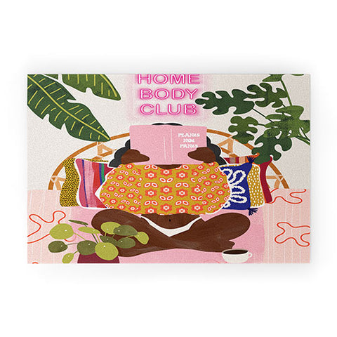 Sundry Society Homebody Woman Welcome Mat