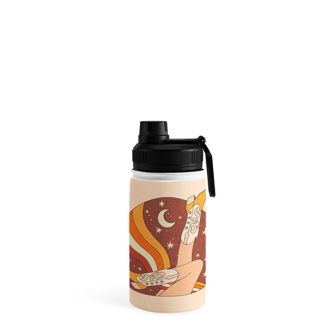 Sundry Society Neutral 70s Western Boots Water Bottle