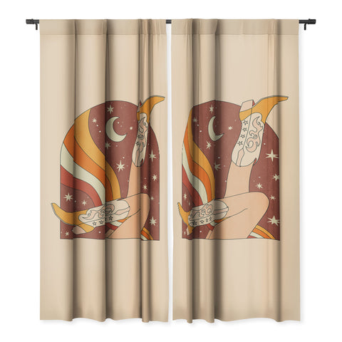 Sundry Society Neutral 70s Western Boots Blackout Non Repeat