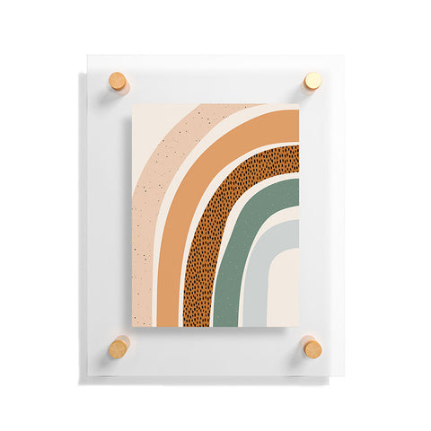 Sundry Society Patterned Rainbow Floating Acrylic Print