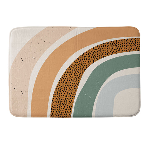 Sundry Society Patterned Rainbow Memory Foam Bath Mat