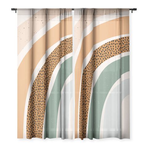 Sundry Society Patterned Rainbow Sheer Non Repeat