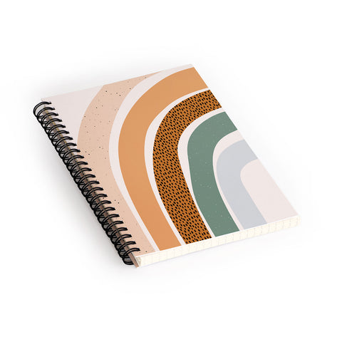 Sundry Society Patterned Rainbow Spiral Notebook