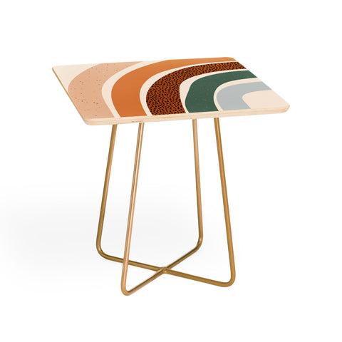Sundry Society Patterned Rainbow Side Table