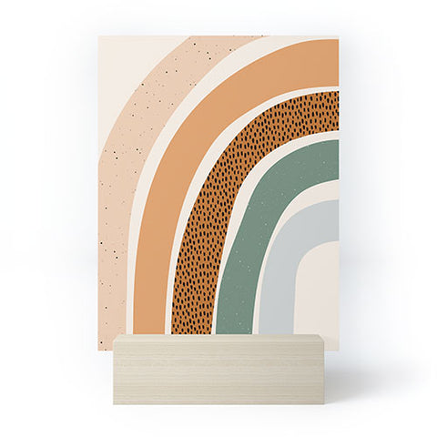 Sundry Society Patterned Rainbow Mini Art Print