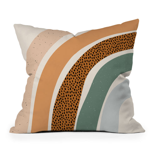 Sundry Society Patterned Rainbow Outdoor Throw Pillow