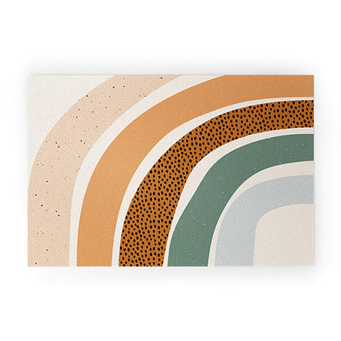 Sundry Society Patterned Rainbow Welcome Mat