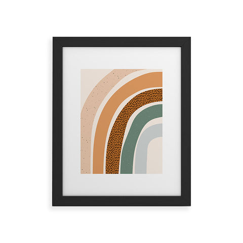 Sundry Society Patterned Rainbow Framed Art Print