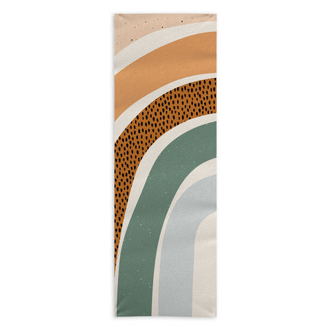 Sundry Society Patterned Rainbow Yoga Towel