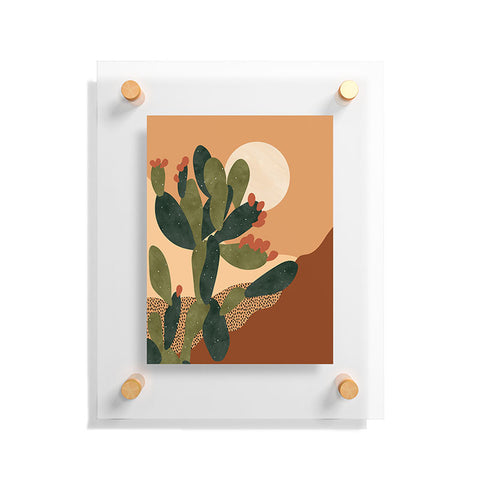 Sundry Society Prickly Pear Cactus I Floating Acrylic Print