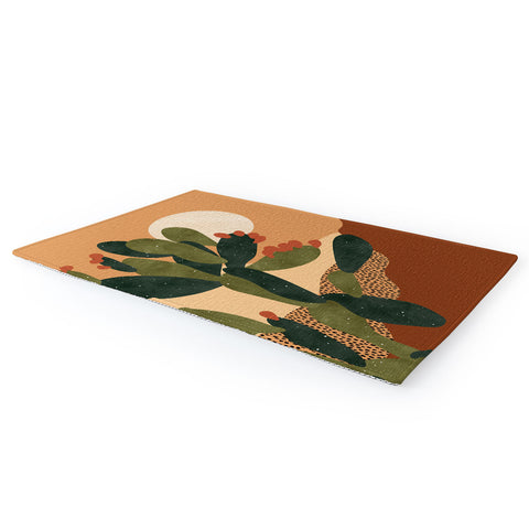 Sundry Society Prickly Pear Cactus I Area Rug