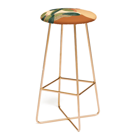 Sundry Society Prickly Pear Cactus I Bar Stool