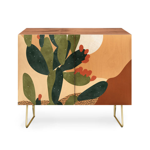 Sundry Society Prickly Pear Cactus I Credenza