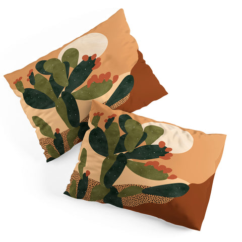 Sundry Society Prickly Pear Cactus I Pillow Shams