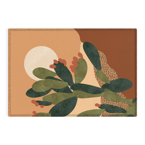 Sundry Society Prickly Pear Cactus I Outdoor Rug