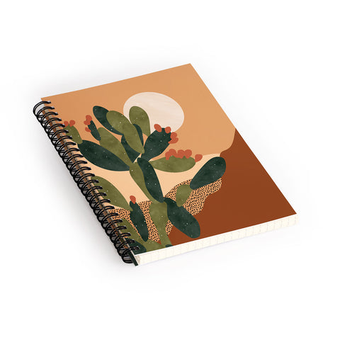 Sundry Society Prickly Pear Cactus I Spiral Notebook