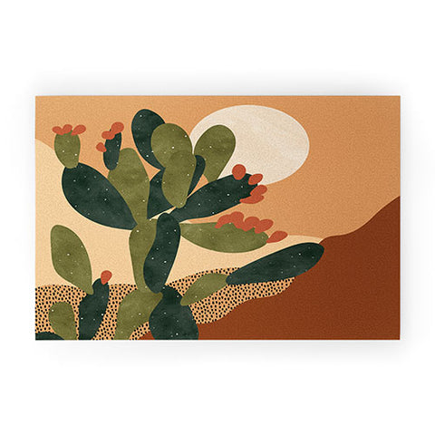 Sundry Society Prickly Pear Cactus I Welcome Mat