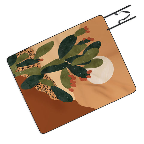 Sundry Society Prickly Pear Cactus I Picnic Blanket