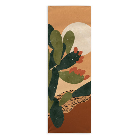 Sundry Society Prickly Pear Cactus I Yoga Towel