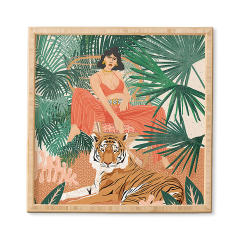 Sundry Society Tiger Leader Framed Wall Art