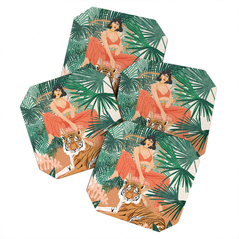 Sundry Society Tiger Leader Coaster Set