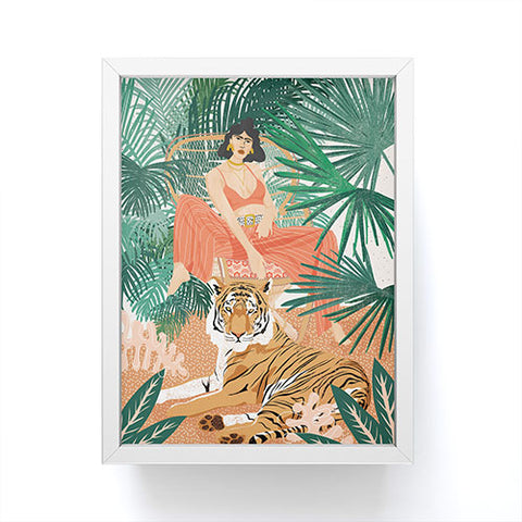 Sundry Society Tiger Leader Framed Mini Art Print
